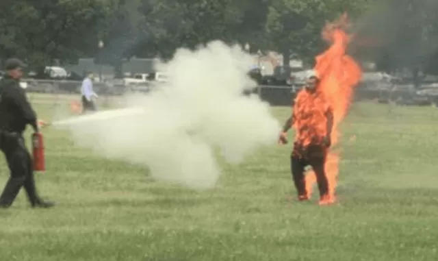 Man Sets Himself on Fire Outside Trump Trial in NYC